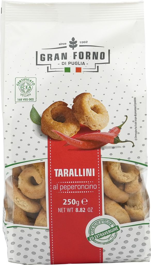 TARALLI AI PEPERONCINI | Taralli mit Peperoni | TERRE DI Produktbild 