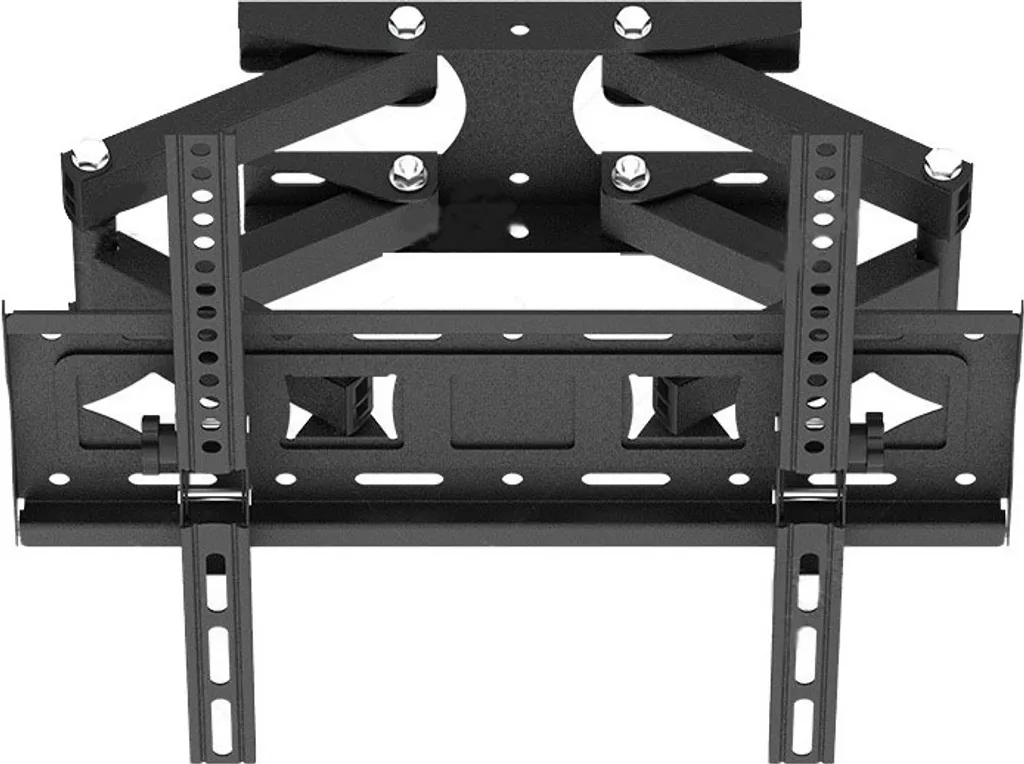 Support TV mural articulé avec inclinaison ±15° pour écran 65 pouces