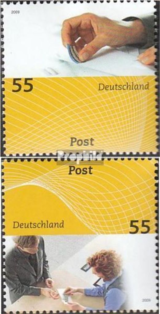 Briefmarken BRD (BR.Deutschland) 2009 Mi 2723-2724 (kompl.Ausg.) FDC Post universal