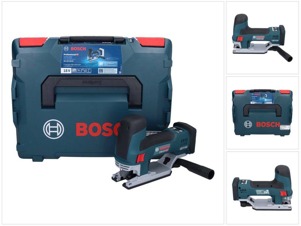 Bosch GST 18V-155 SC Professional, Uchwyt lufy, Czarny, Zdjęcie produktu 