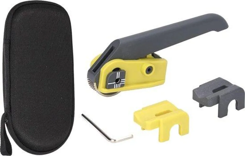 Coupe-câble fibre optique en acier carbone et nylon avec adaptateurs