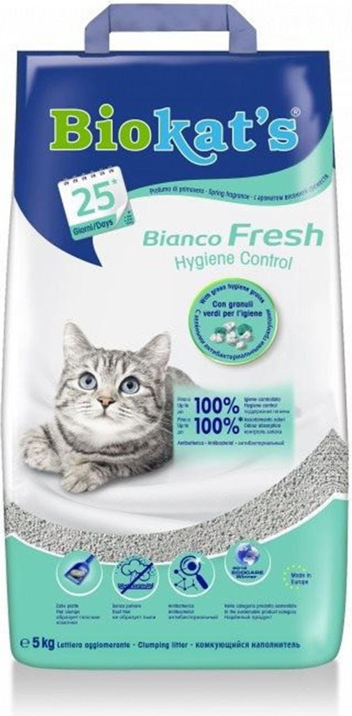 Litière Biokat's Bianco Fresh Control 5 kg Image du produit 
