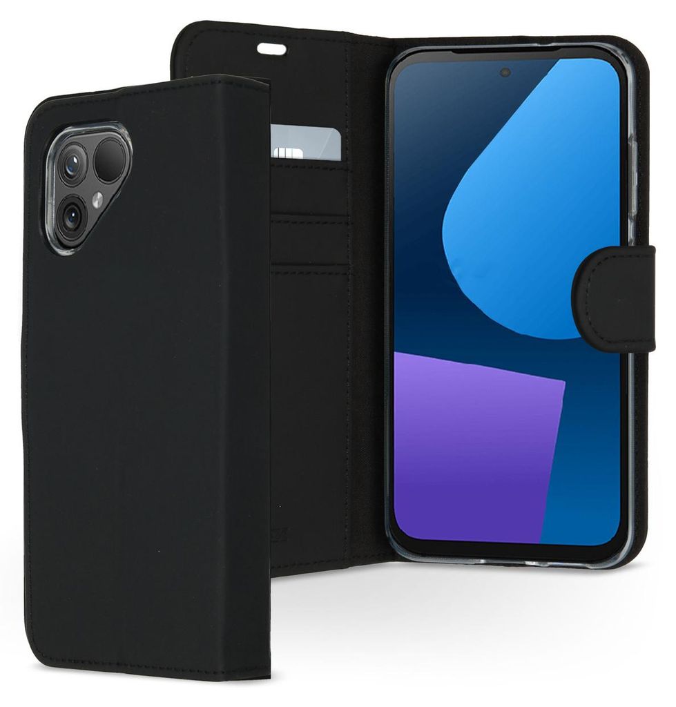 Accezz Wallet Custodia a libro in TPU Fairphone 5 - Nero Immagine del prodotto 