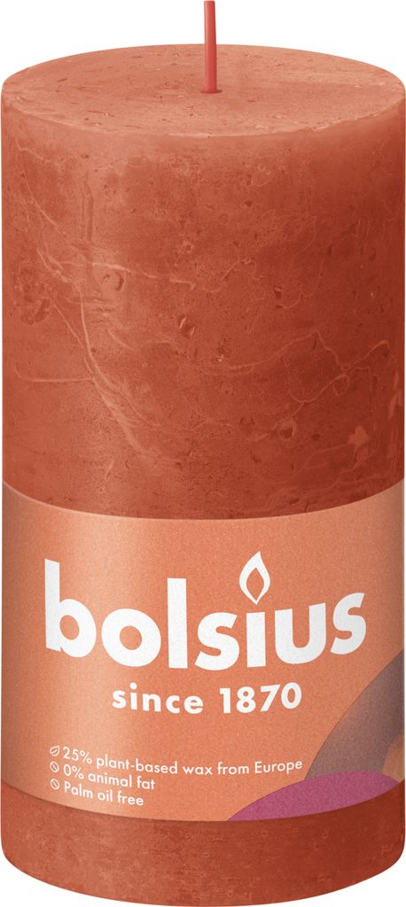 Bolsius Rust.Stumpenk. Herbstliches Produktbild 