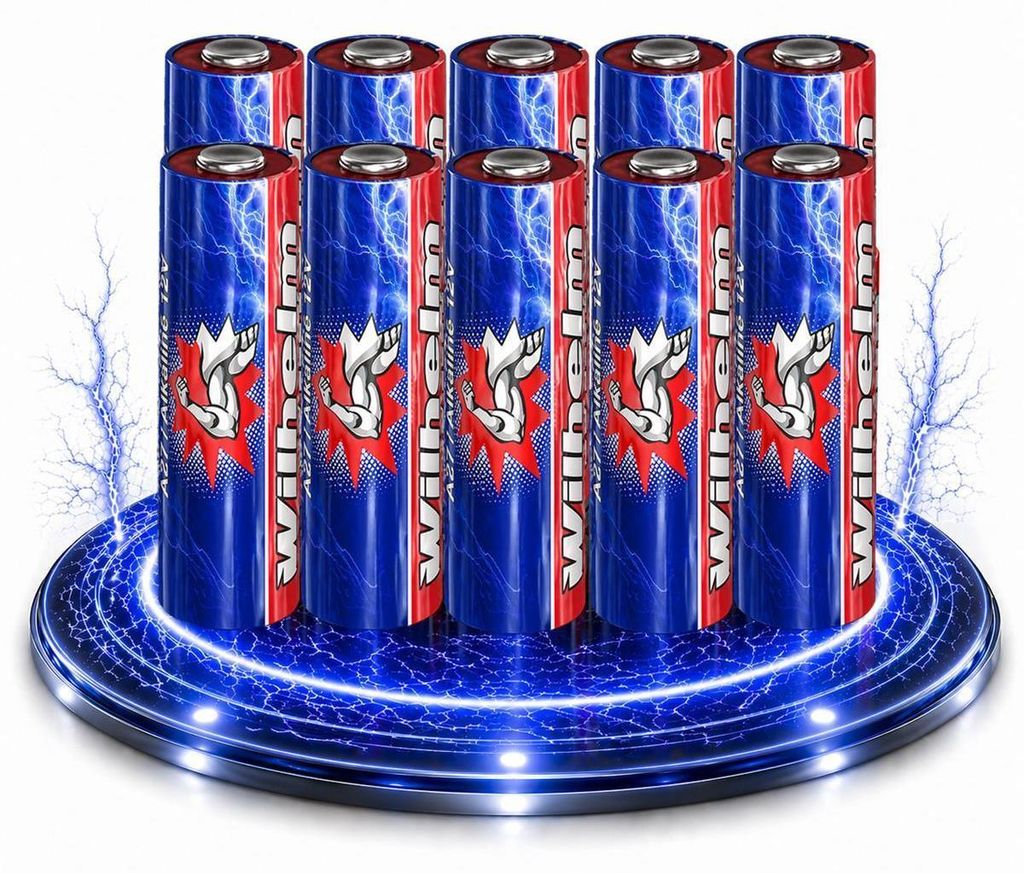 10 x Wilhelm A27 Blister 12V Wilhelm Alkaline Batterien Produktbild 