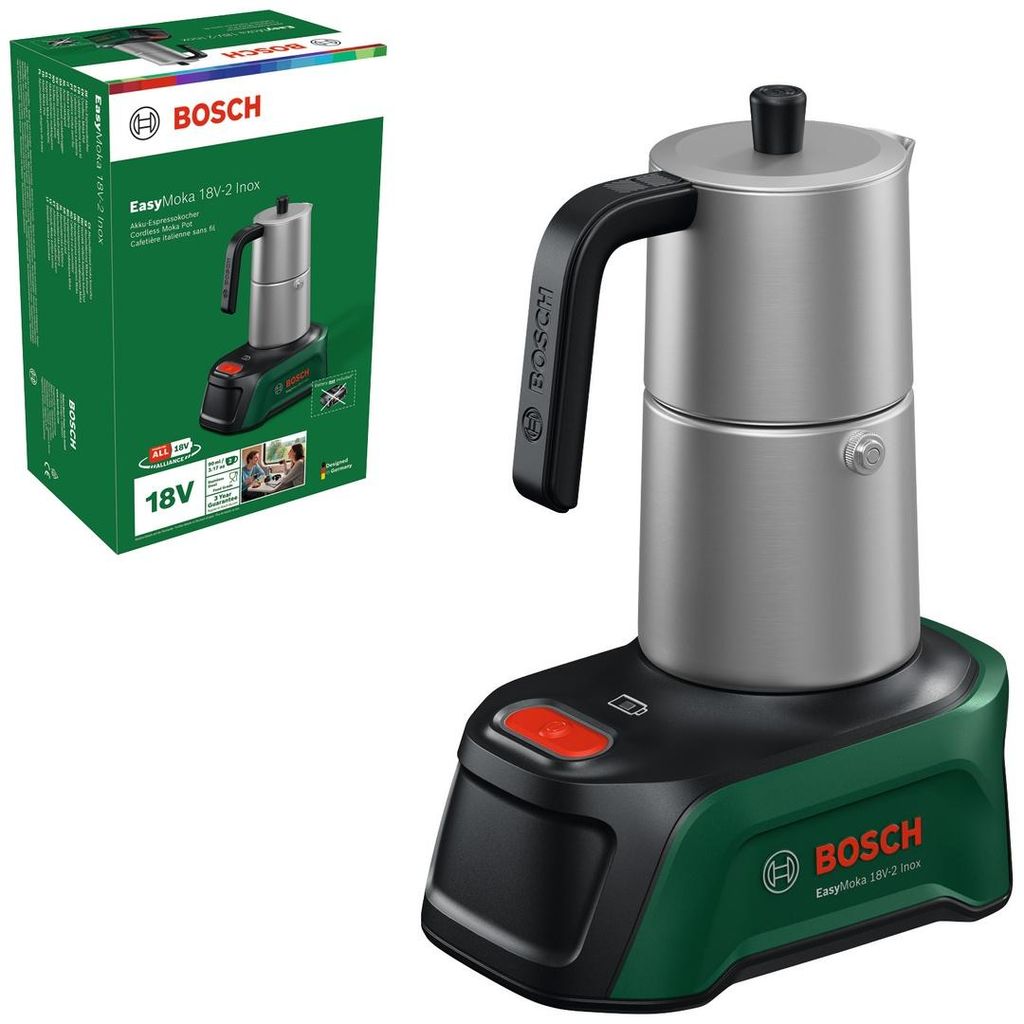 Bosch Akku-Kaffeemaschine EasyMoka 18V-2 Inox Produktbild 