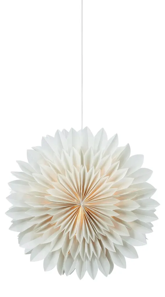 Suspension étoile SOLINA grise 45cm pour chambre enfant ou salon cosy