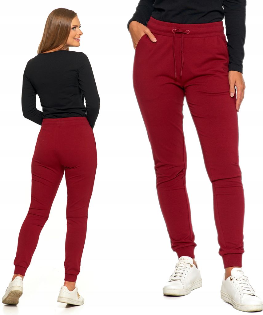Damen Sweatpants mit elastischem Bund Modisch Bequem MORAJ M