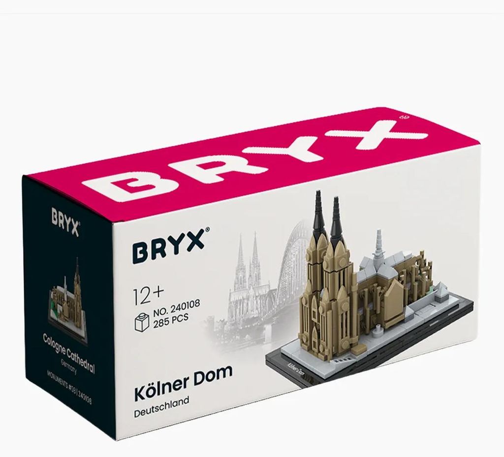 BRYX Kölner Dom Klemmbaustein Set 285 Teile ab 12 Jahre Produktbild 
