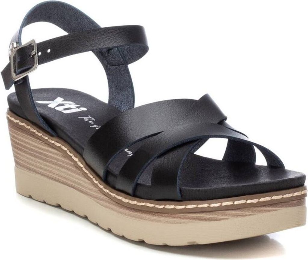 Xti 142853 Keilsandalen Schwarz EU 36 Frau Schwarz EU 36