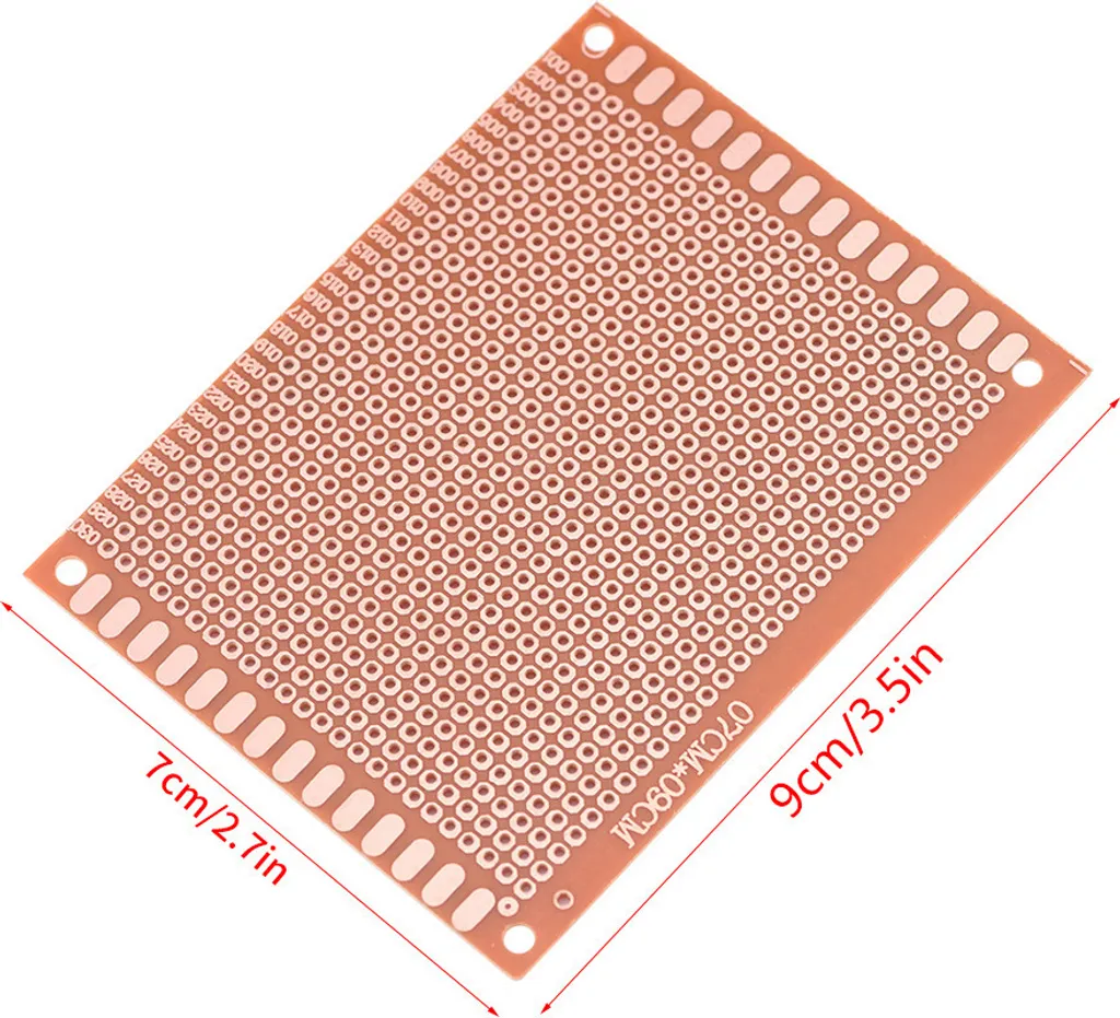 Circuit imprimé simple face pré-percé avec pas standard de 2.54mm