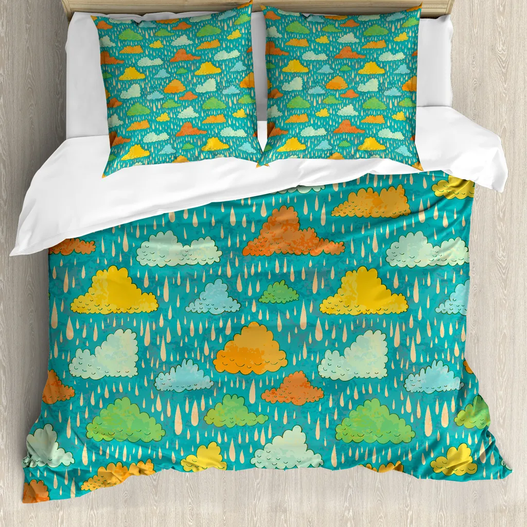 Copripiumino ABAKUHAUS Astratto 200x200 Nuvole Funk | Offerta Online