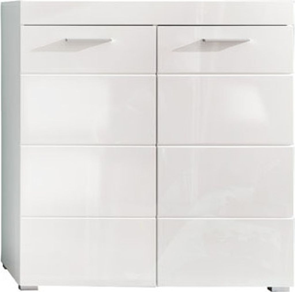 Amira Schuhschrank 2 Türen, weiss, weiss hochglanz.