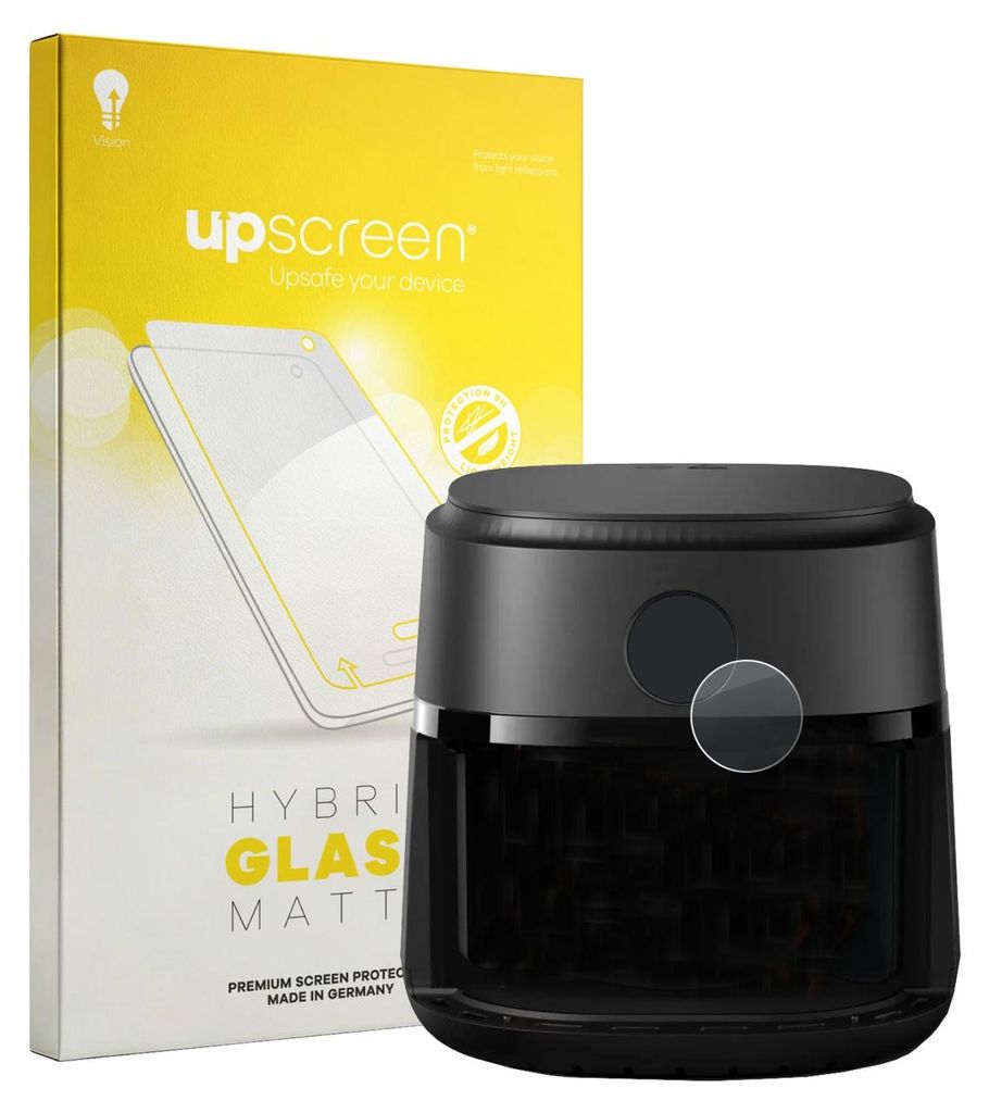 upscreen Entspiegelungs Schutzglas für Philips Airfryer 2000 Series 6.2L Schutzfolie Panzer Folie Glas Display Schutz matt