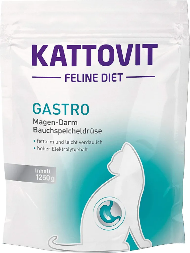 Kattovit Gastro Crocchette Gatto 1.25kg | Speciale Digestione e Riso