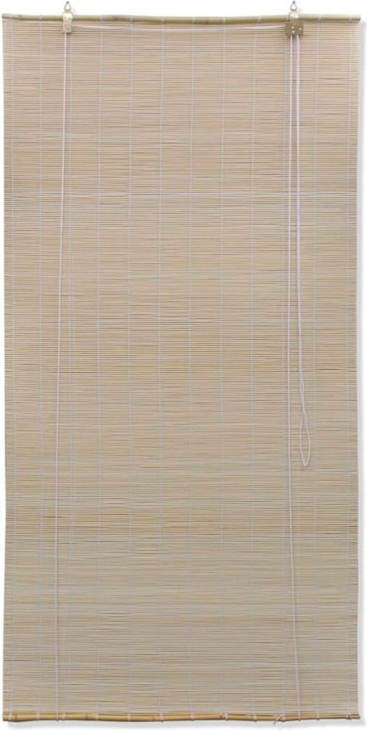 vidaXL Tenda a rullo in bambù natura 150x220 cm Immagine del prodotto 