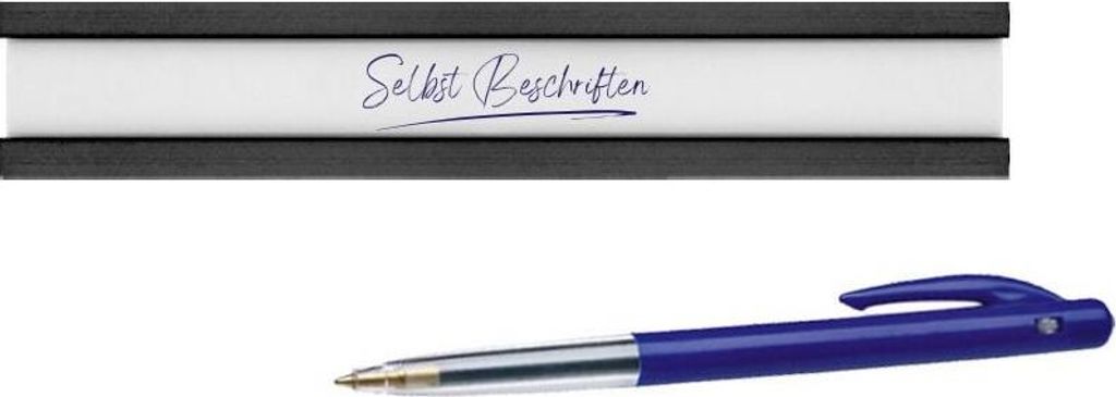 CombiCraft Magnetische Etikettenhalter 76x13 mm- Set von 5 für Effiziente Organisation