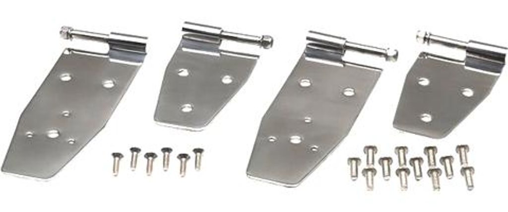Tür Scharniere Set 4-teilig Edelstahl Jeep Wrangler YJ Bj. 94-95