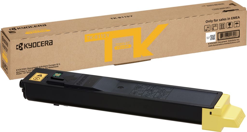 KYOCERA TK-8115Y cartuccia toner 1 pz Originale Giallo Immagine del prodotto 