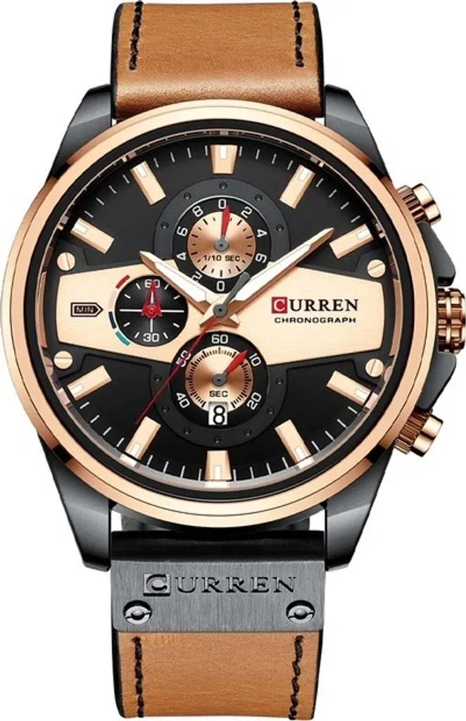 Orologio Robusto CURREN Joe Uomo Marrone KP14418 | Urban Style