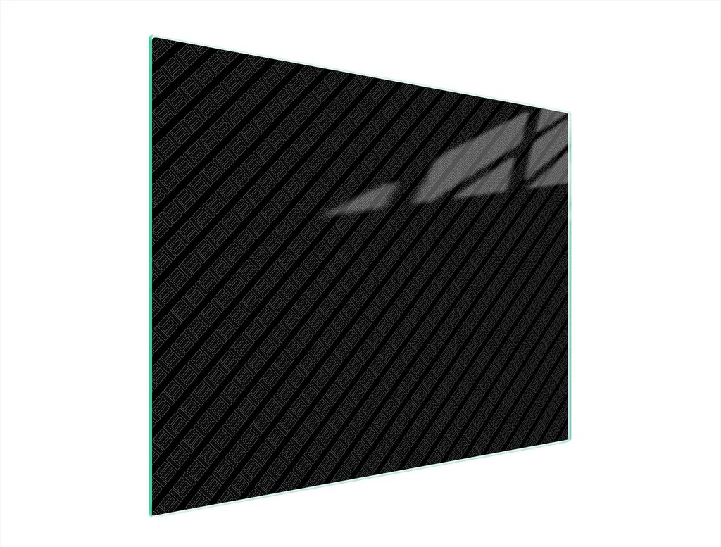 Tagliere in Vetro Nero 52x40: Coprifornelli in Vetro Temperato Elegante