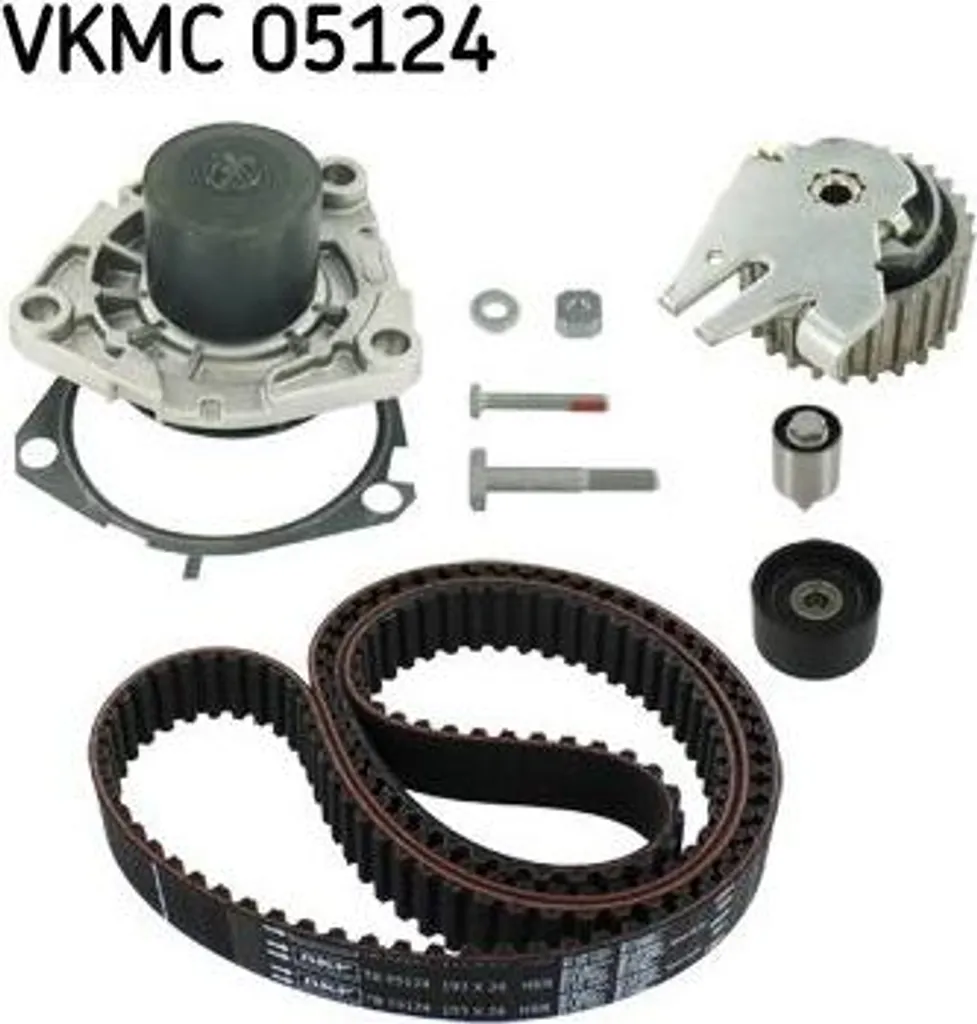 Kit Pompe à Eau + Courroie SKF VKMC 05124 pour Astra J et Insignia OE
