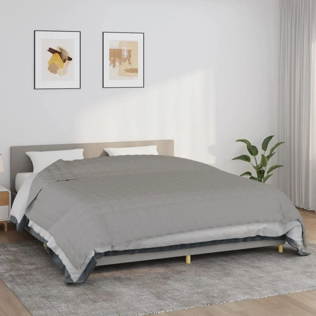 Coperta Pesata The Living Store 11kg Grigia 220x260 - Sonno Profondo