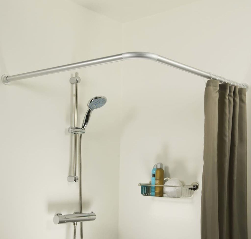 Sealskin rohový sprchový záves 90x90 cm Chrome Obrázok produktu 
