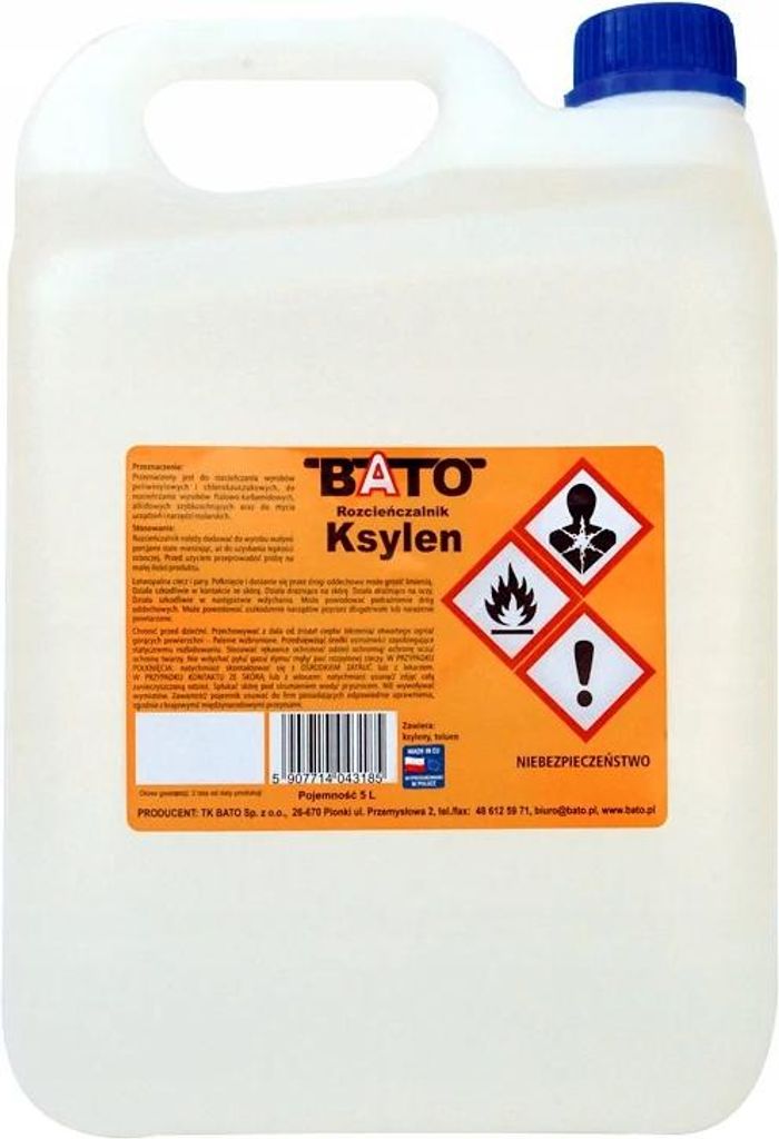 Xylol-Verdünner für Lacke, Farben, Emaille, Klebstoffe und Pinselreinigung 5L