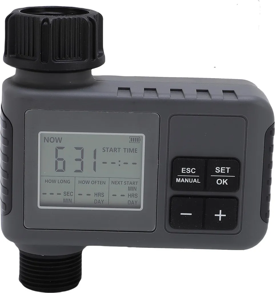 Programmateur d'arrosage automatique LCD pour robinet 3/4 et 1/2 pouce