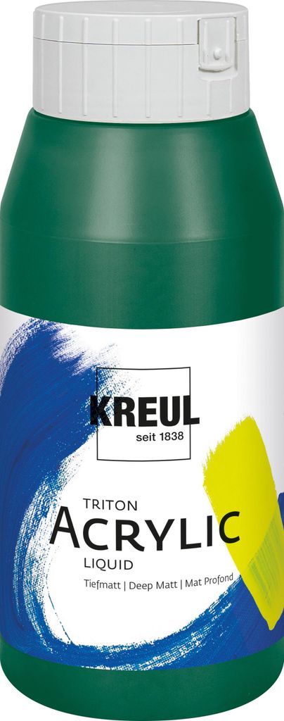 Solo Goya Triton Acrylverf, basislijn, 750 ml, donkergroen Productafbeelding 