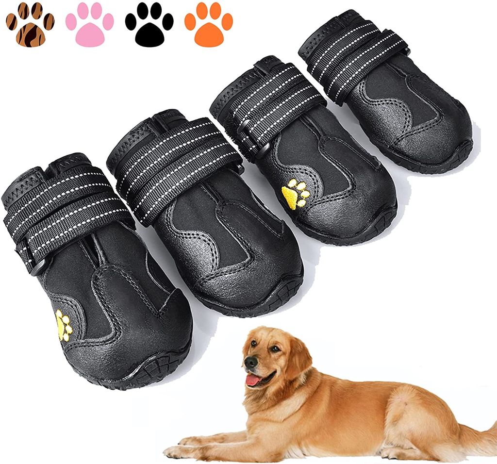Rutschfeste Hundeschuhe Pfotenschutz, Breathable,schwarz, 4 Produktbild 
