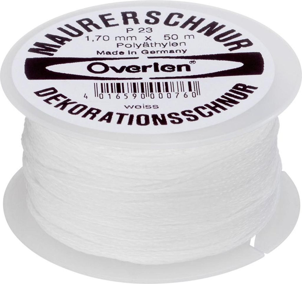 Overmann Maurerschnur PE 1,7mm 50m weiß Overmann