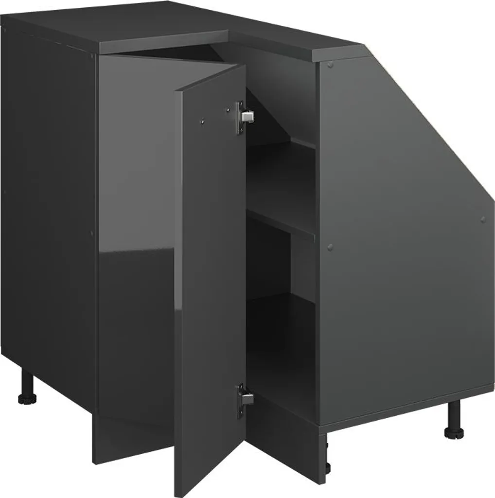 Meuble Rion pour combles anthracite - Rangement d'angle 58602 Vicco