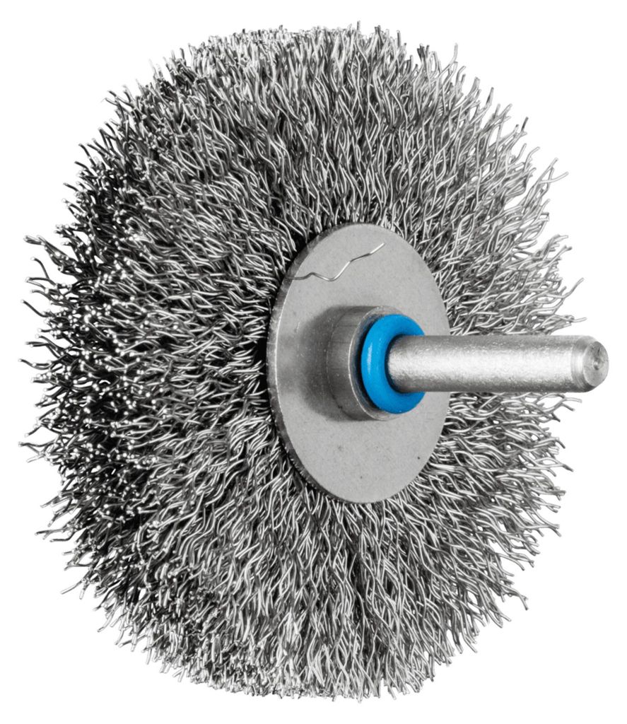 PFERD TOOLS INOX-TOTAL Rundbürste ungezopft RBUIT Ø70x15 mm Schaft-Ø6 mm Edelstahl-Draht-Ø0,30 10 Stk