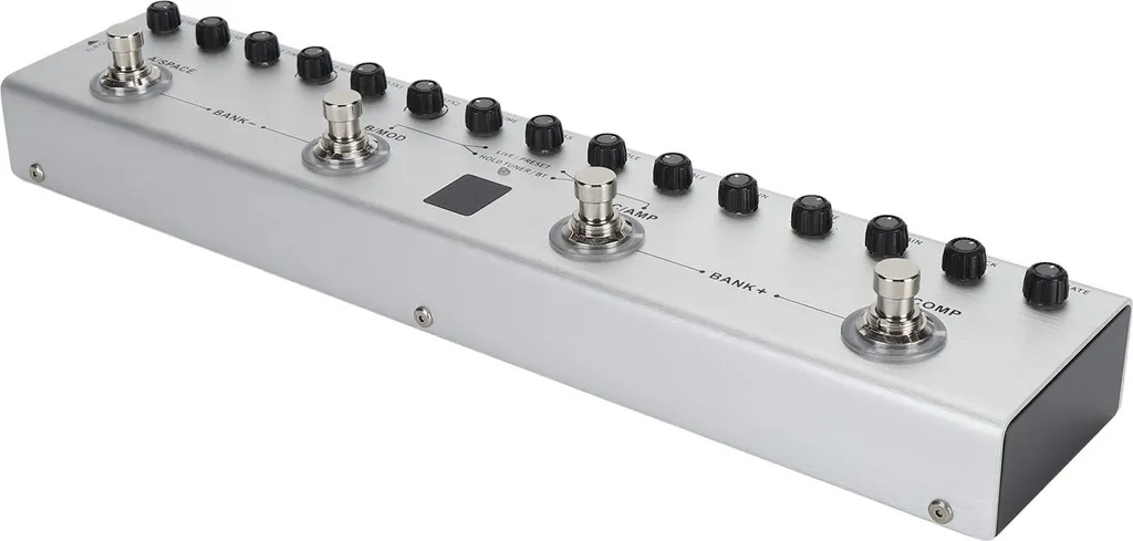 Pédale de guitare basse numérique multi-effets 36 tons et 8 slots IR