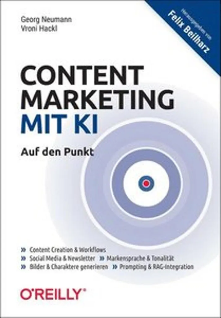 Livre Content Marketing mit KI Auf den Punkt pour booster votre stratégie