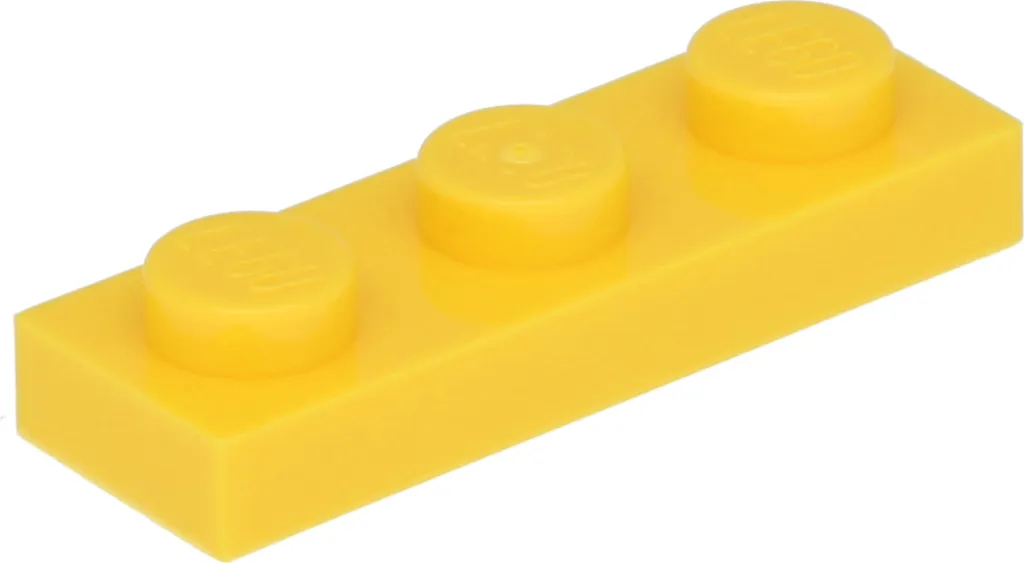 Manque de Pièces Lego ? Lot de 250 Plaques 1x3 Jaunes 3623 en Stock