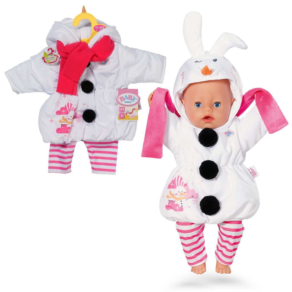 BABY born Schneemann-Kostüm mit Leggins und Schal für 43cm Produktbild 