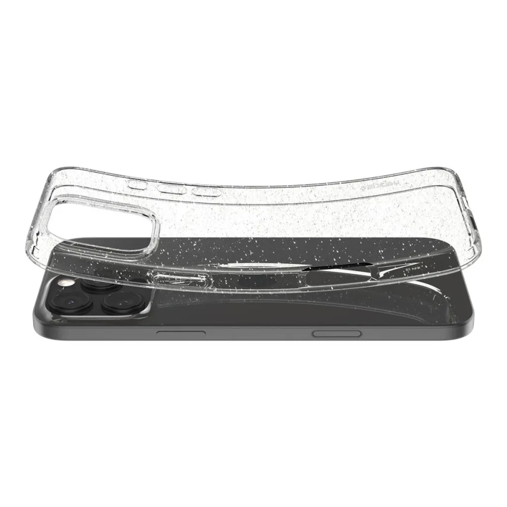 Coque iPhone 16 Pro Max Transparente Pailletée Spigen Liquid Crystal Case