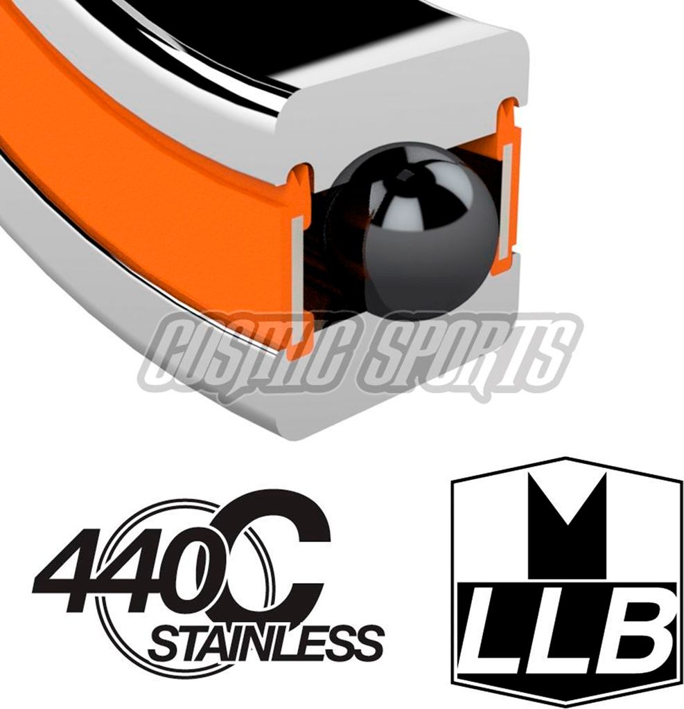 Enduro Bearings S6002 2RS Stainless Steel Lager, 15x32x9