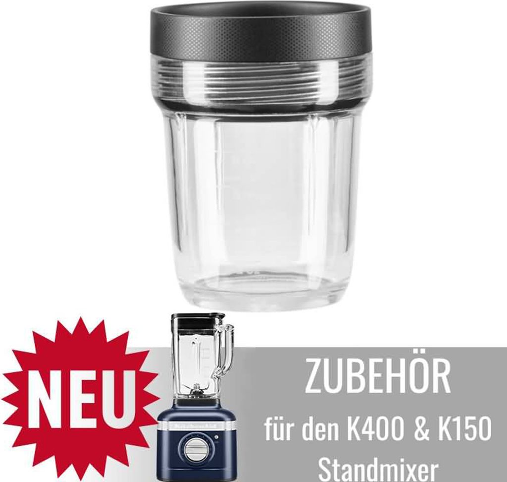 KitchenAid Mixbehälter Klein 200 ml KSB2042BBA für K400 & K150