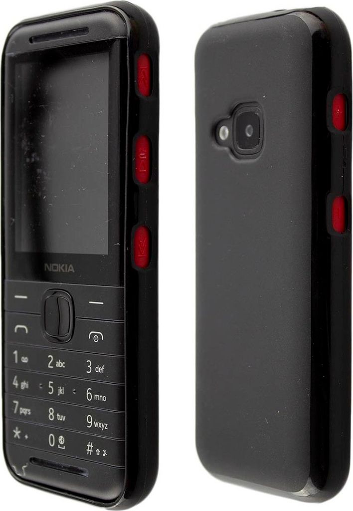 caseroxx Schutz-Hülle TPU-Hülle kompatibel mit Nokia 5310 (2020), Gummi Handy Tasche schwarz