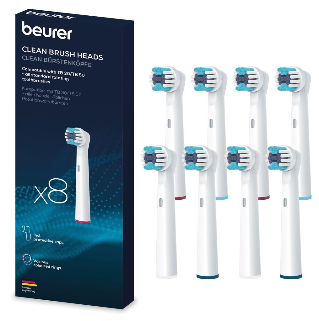 beurer 10154 8 beurer Clean Zahnbürstenaufsätze Productafbeelding 