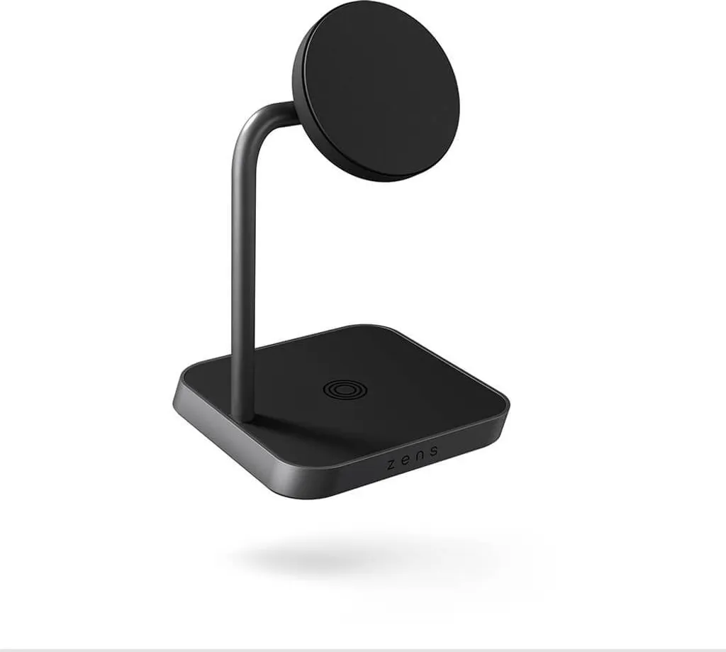 Zens Office Charger 2 Station de Charge Sans Fil Noire pour Smartphone