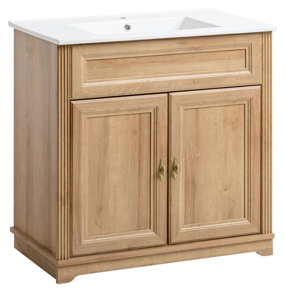 Lavabo Mobile 80 cm Lavabo Lavabo Stile casa di campagna Immagine del prodotto 