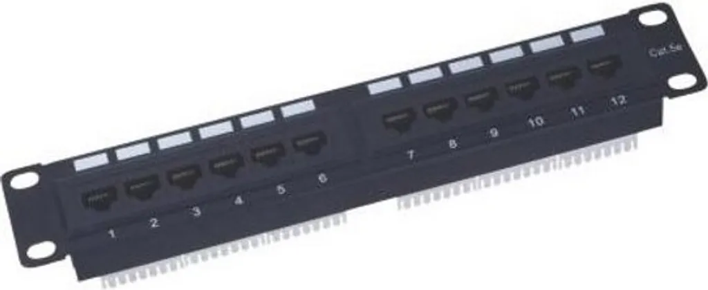 Pannello Patch Professionale XtendLan 10" 12p 1U Cat5e | Stock Pronta Consegna