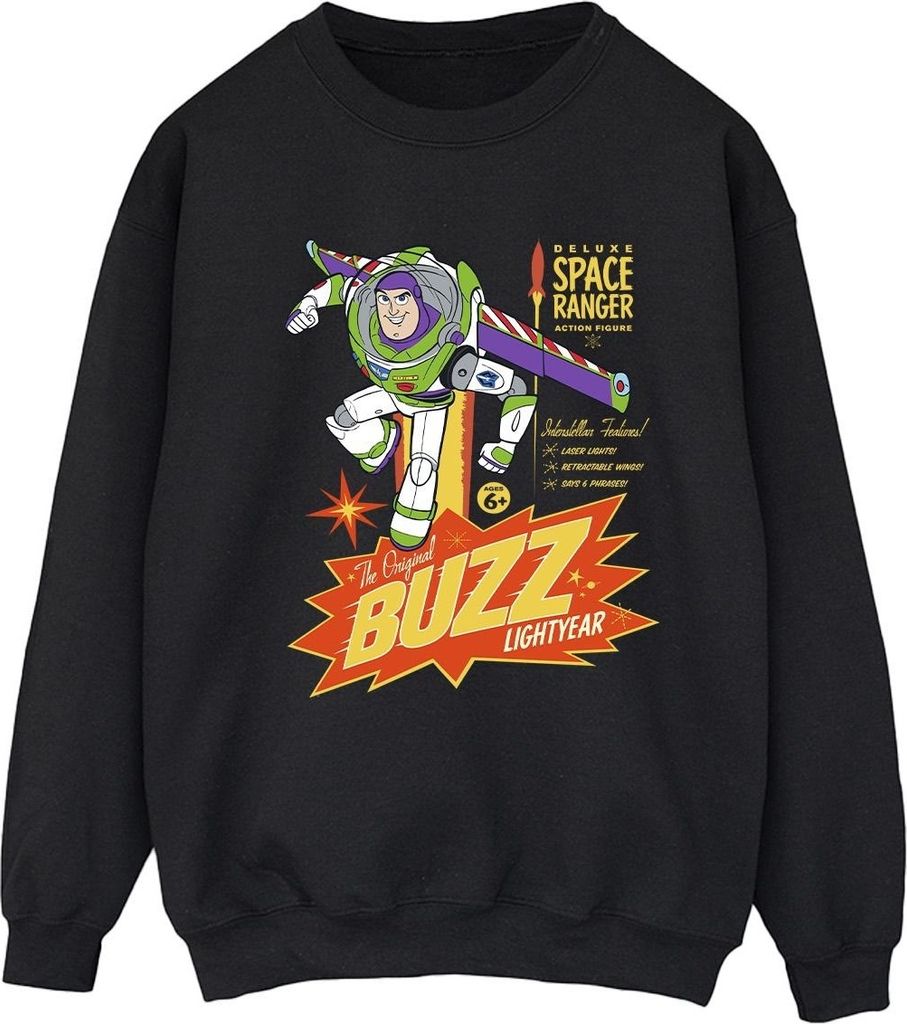 Disney - "Toy Story Lightyear" Sweatshirt für Damen BI42238 (L) (Schwarz)