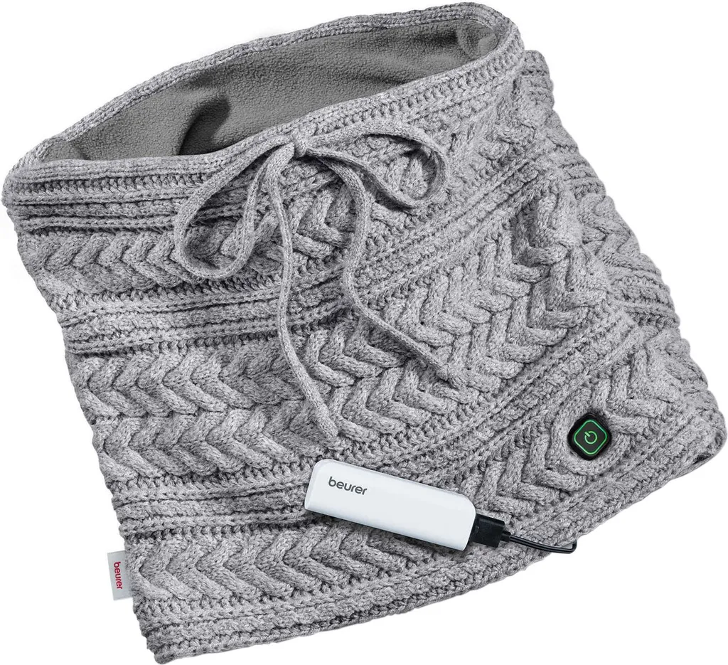 Écharpe Chauffante pour Activités Extérieures Beurer HK 37 To Go Grise