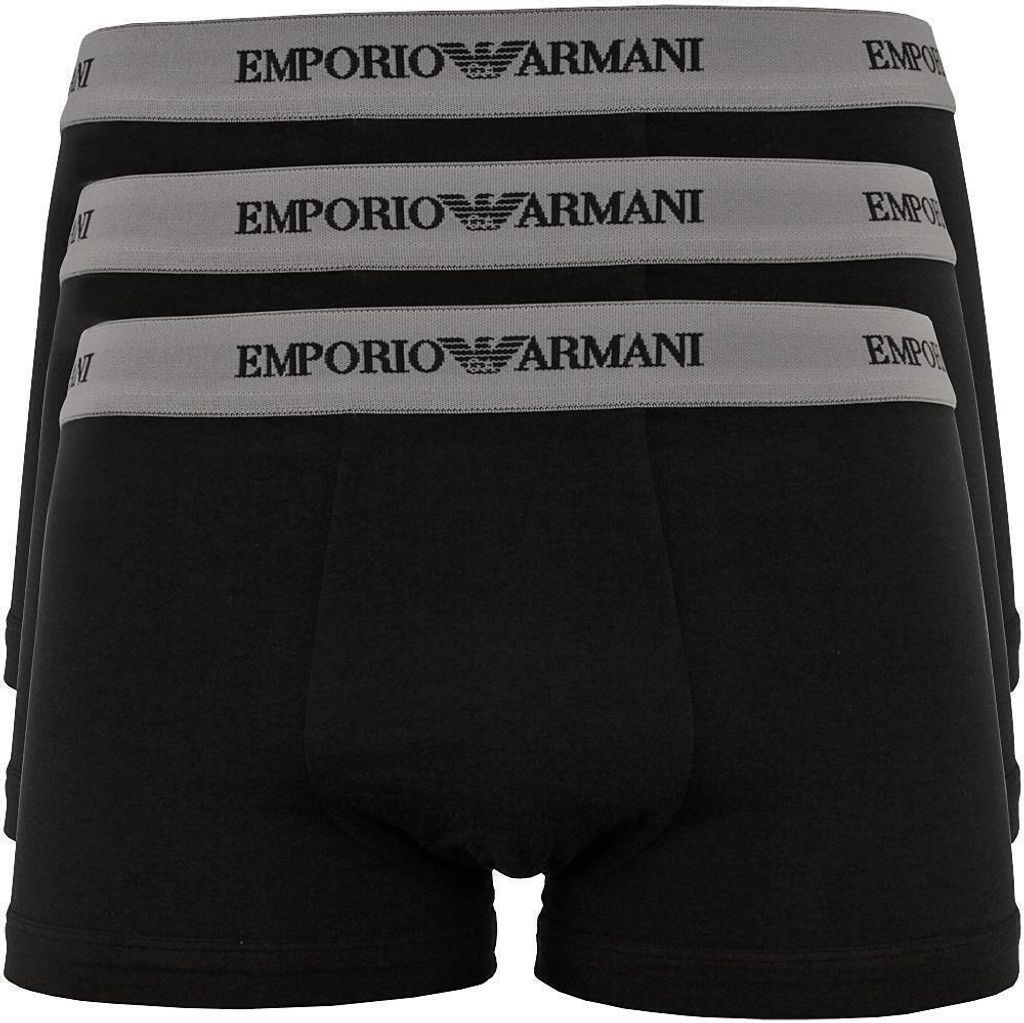 EMPORIO ARMANI bokserki 3 pack elastyczne kąpielówki kolor Zdjęcie produktu 